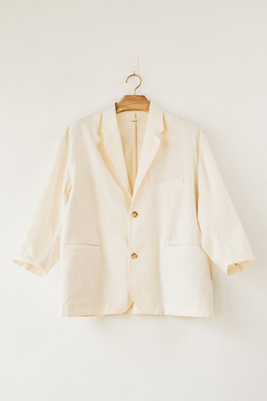 linen jacket(ivory)