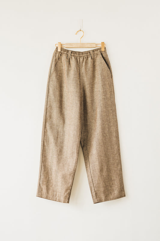 linen pants(brown)