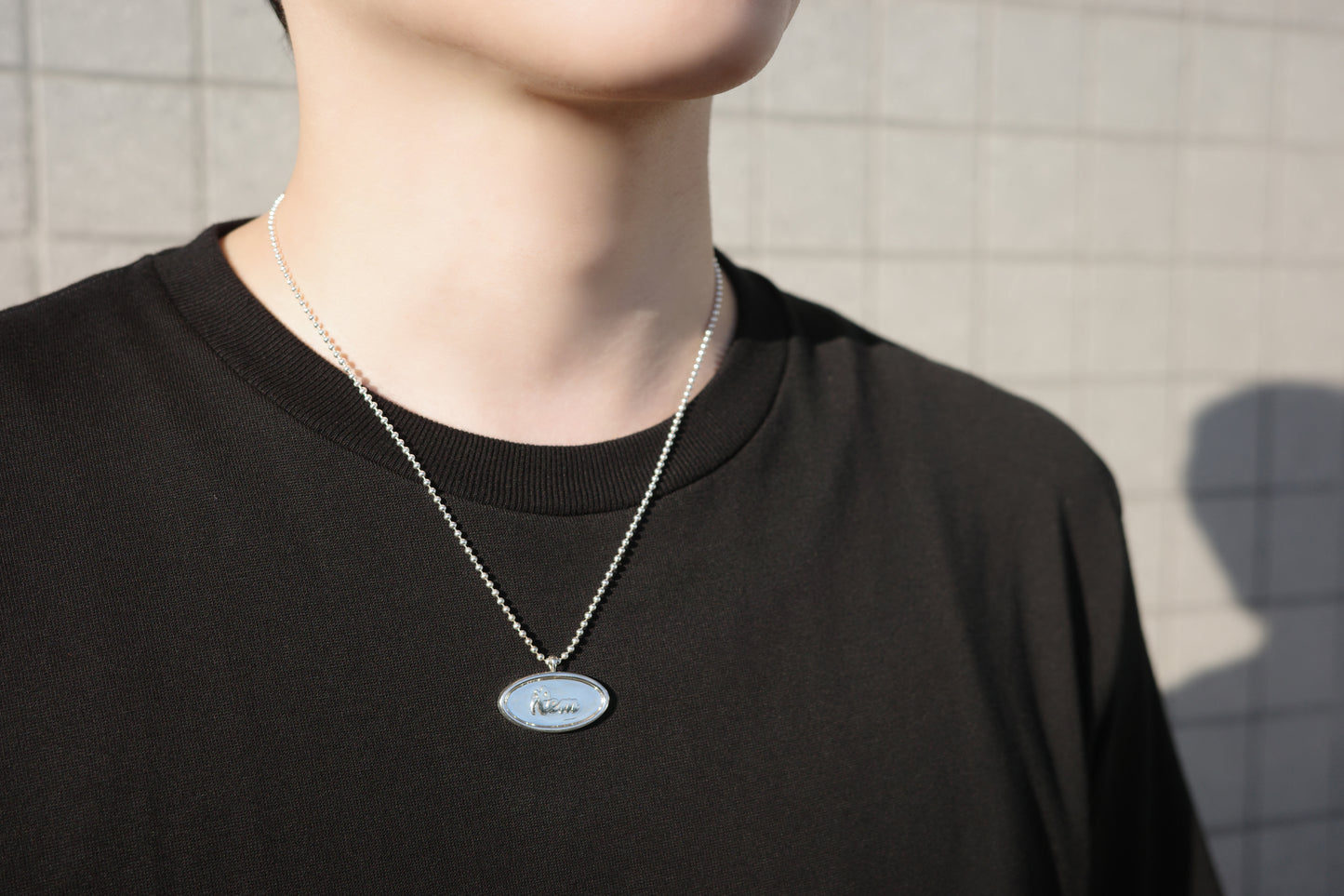 item logo necklace(silver925)