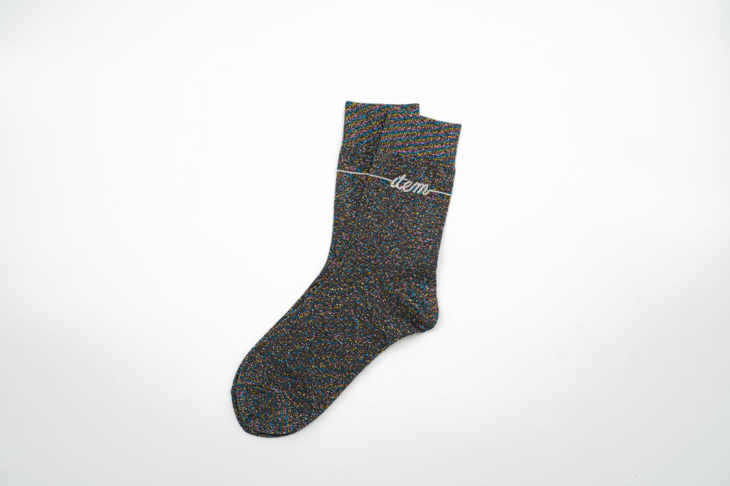 item logo socks(mix glitter)