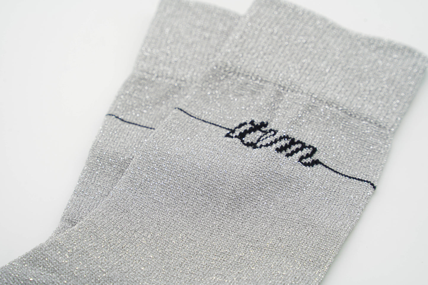 item logo socks(silver glitter)
