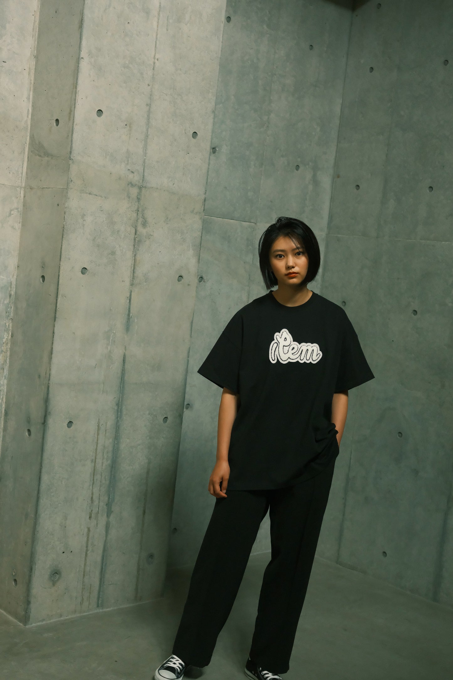 big wappen tee (black)