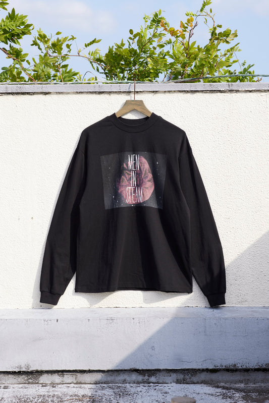 man in steam long sleeve