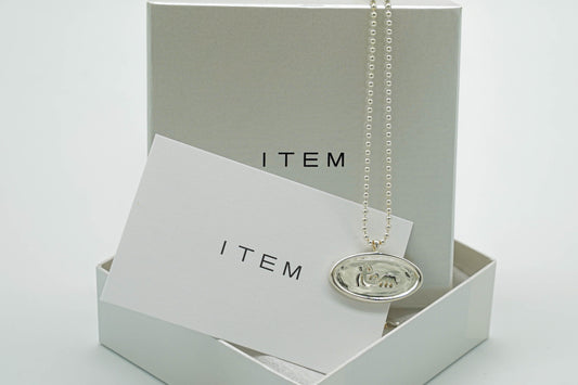 item logo necklace（silver925）