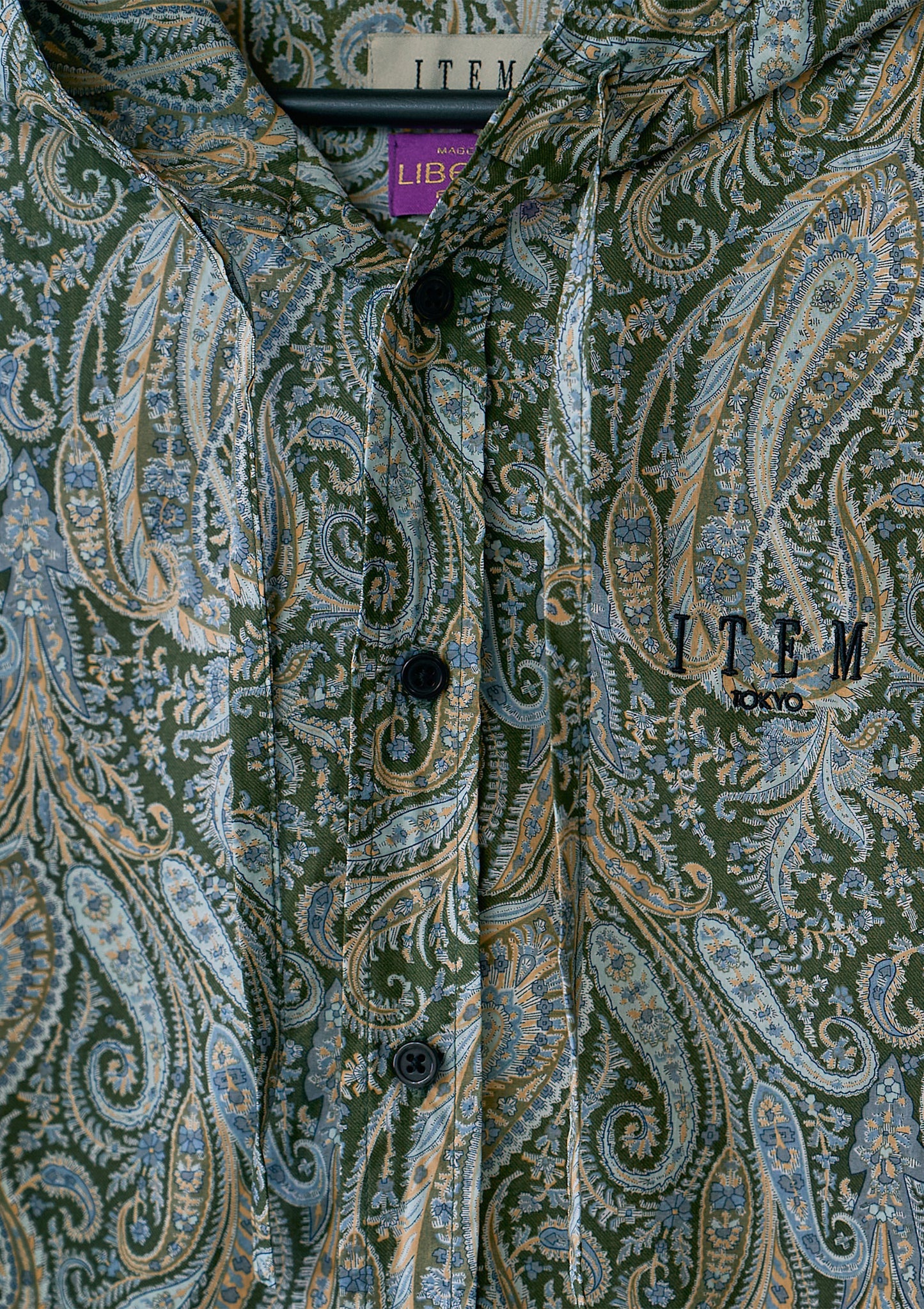 Made With Liberty Fabric hooded overshirt