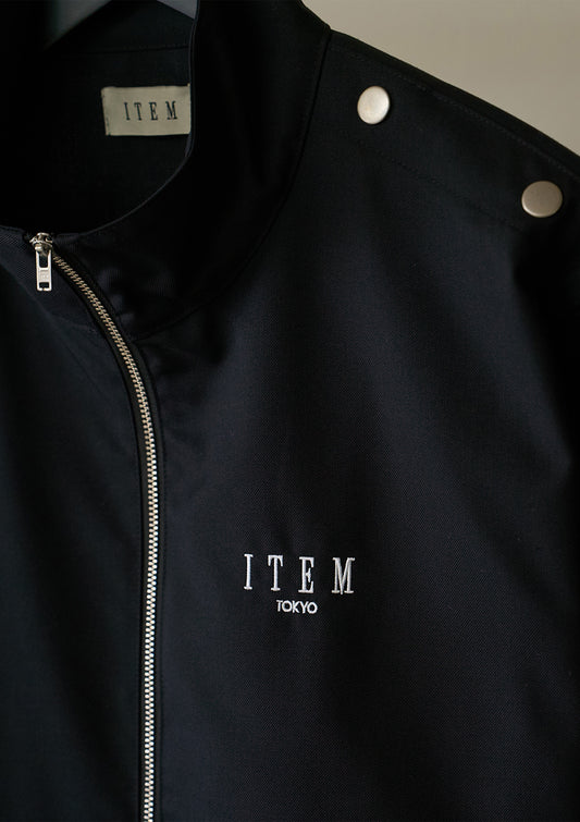 sleeve snap jacket（black）