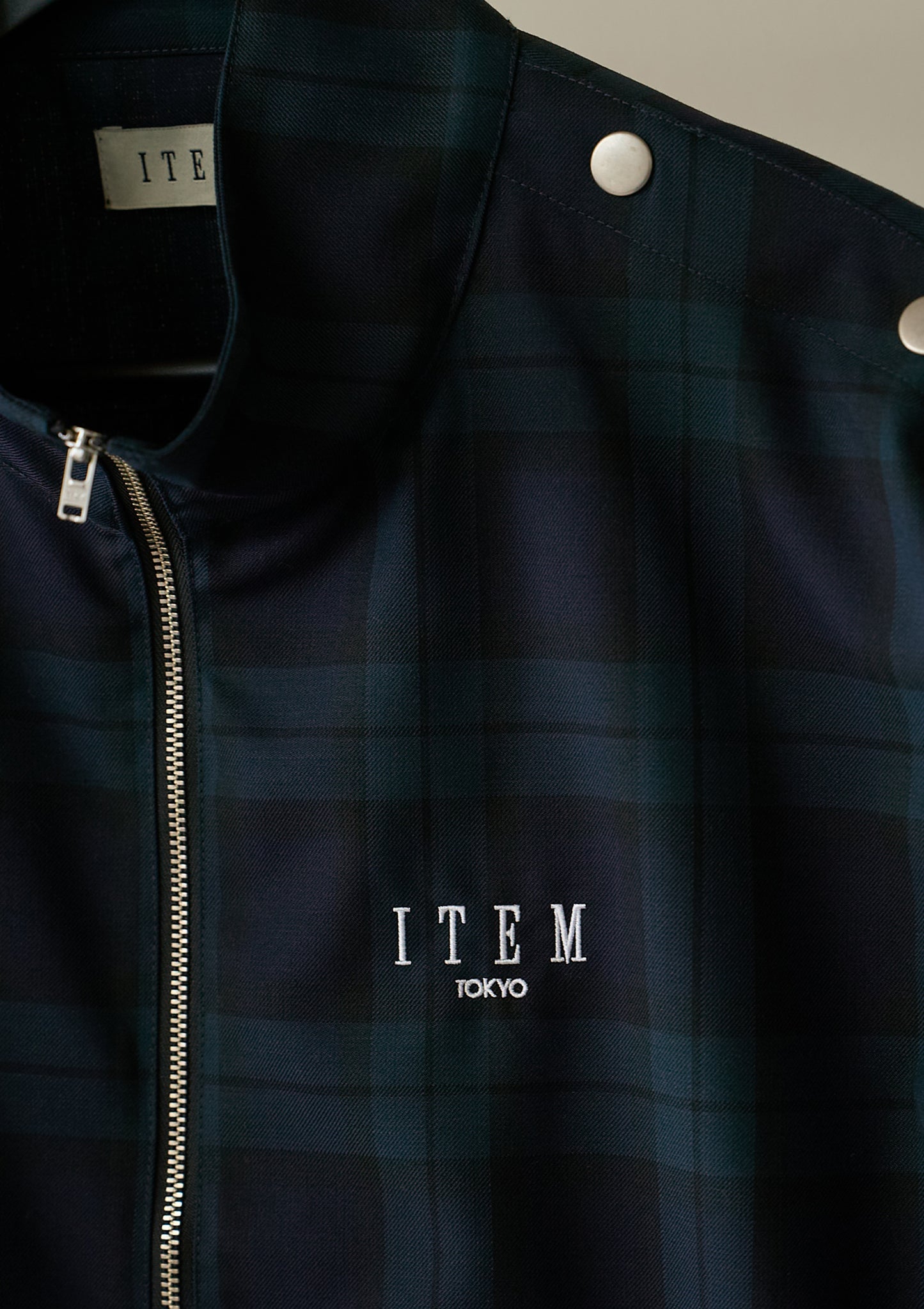 sleeve snap jacket（check）