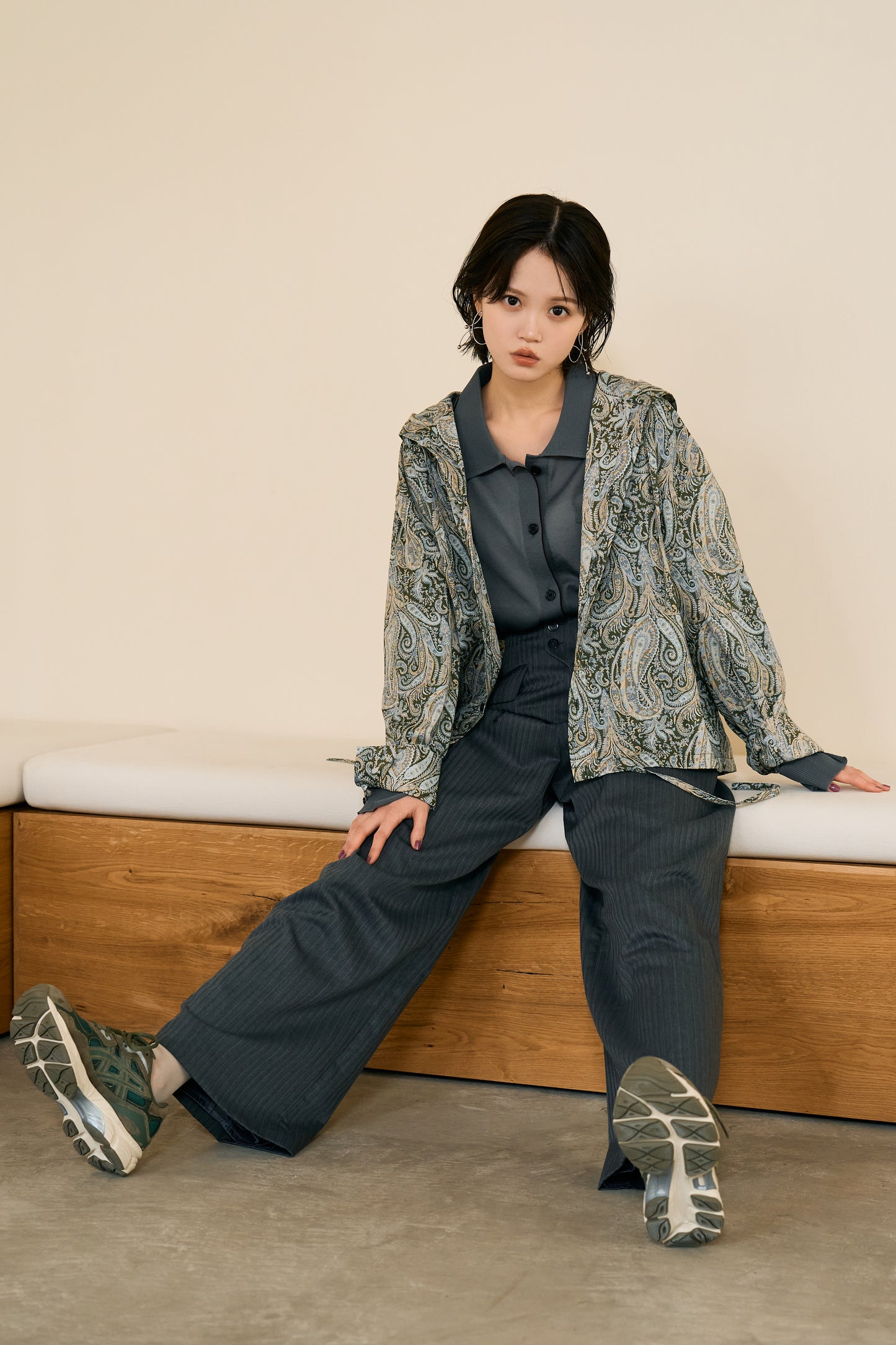 Made With Liberty Fabric hooded overshirt
