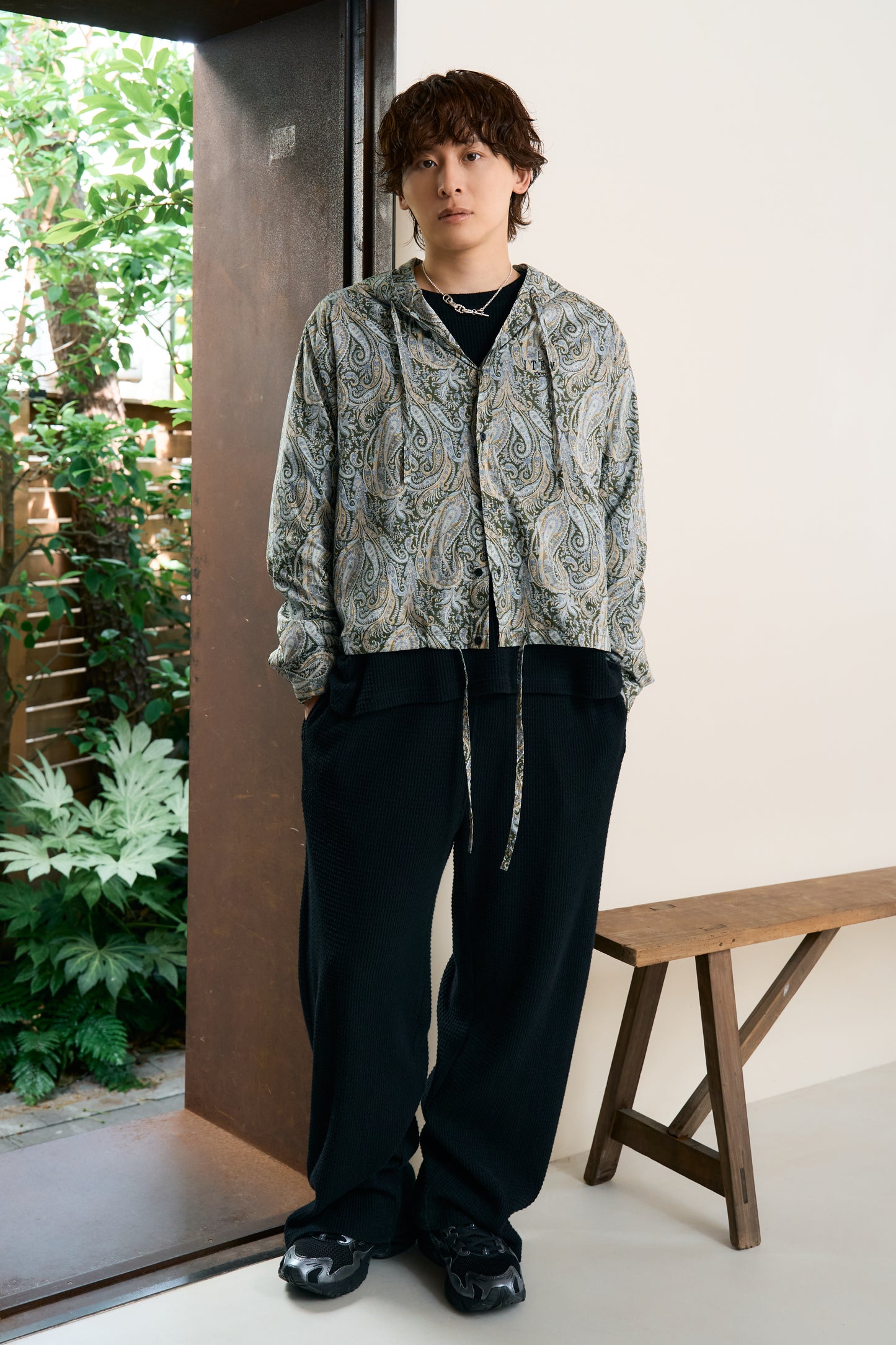 Made With Liberty Fabric hooded overshirt