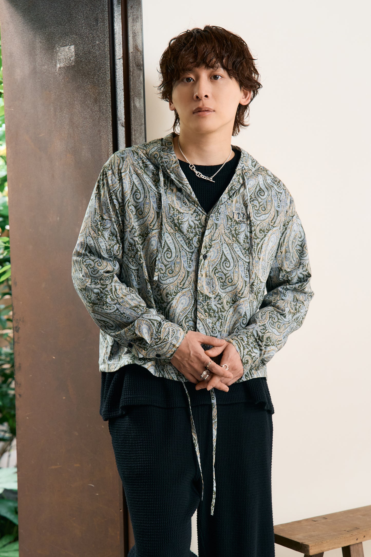 Made With Liberty Fabric hooded overshirt
