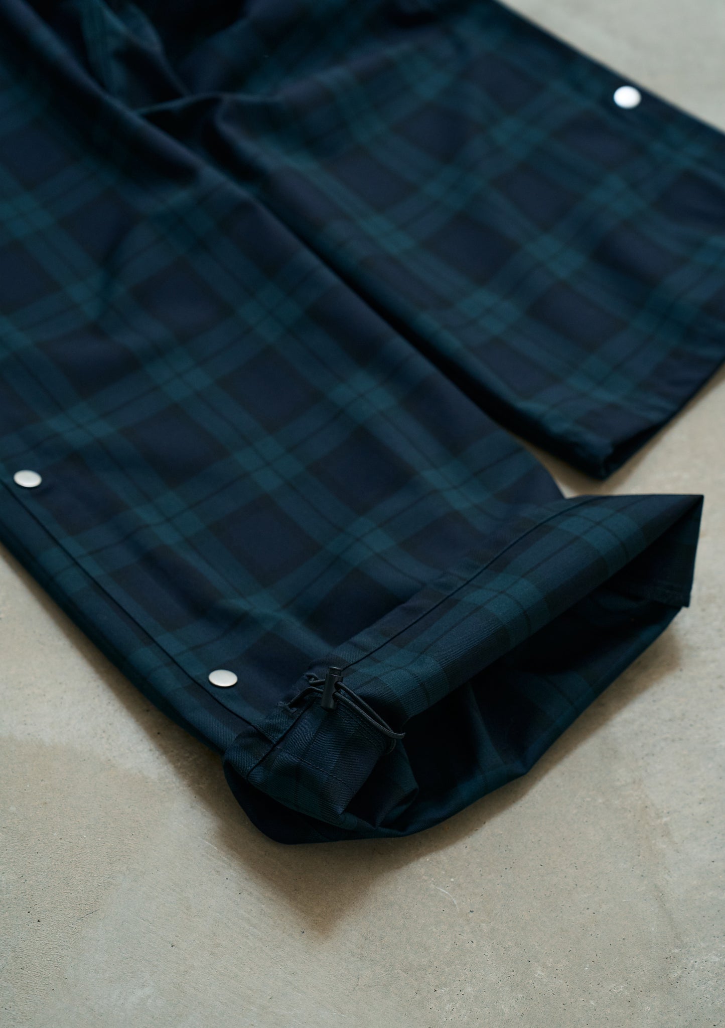side snap pants（check）