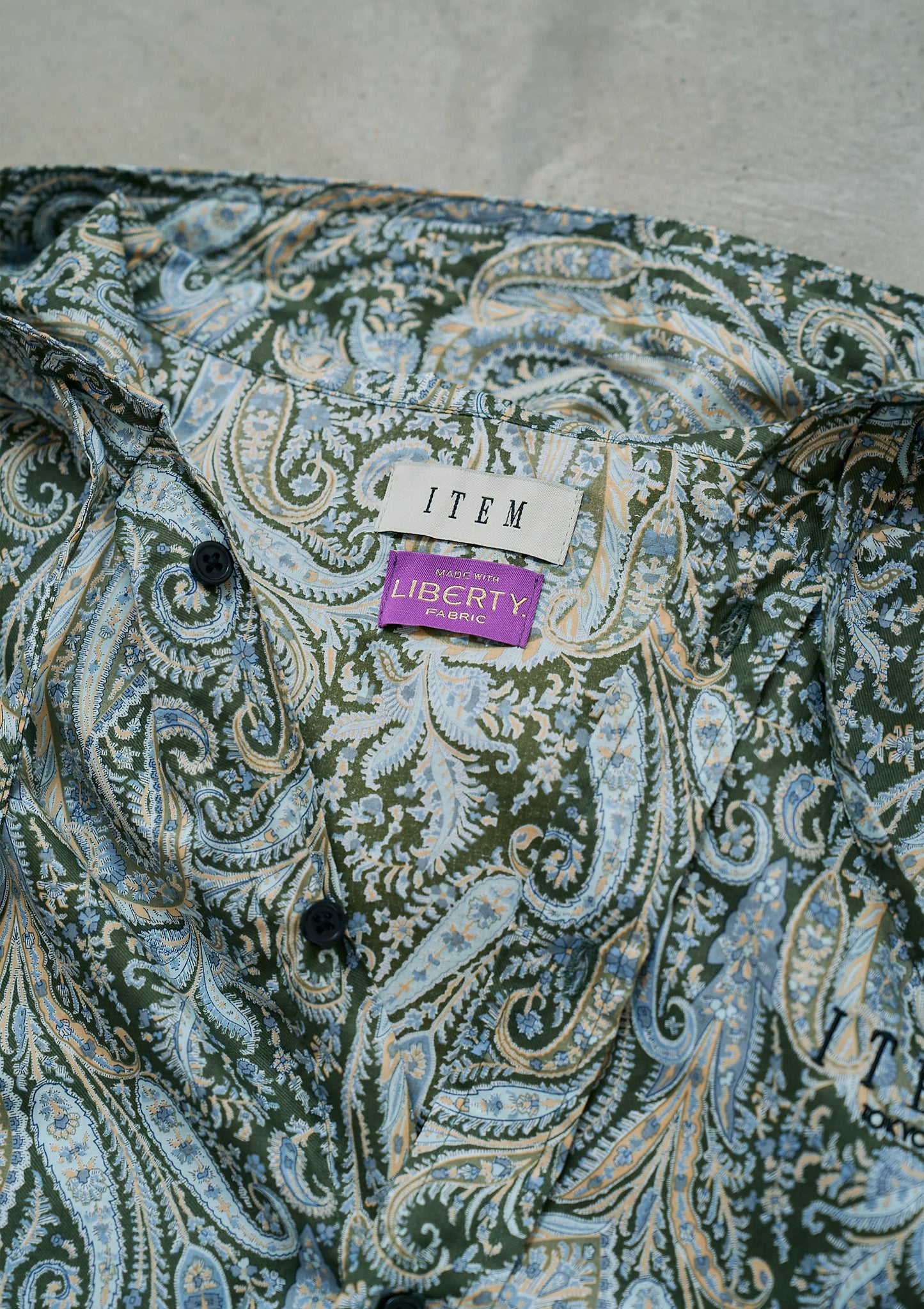 Made With Liberty Fabric hooded overshirt