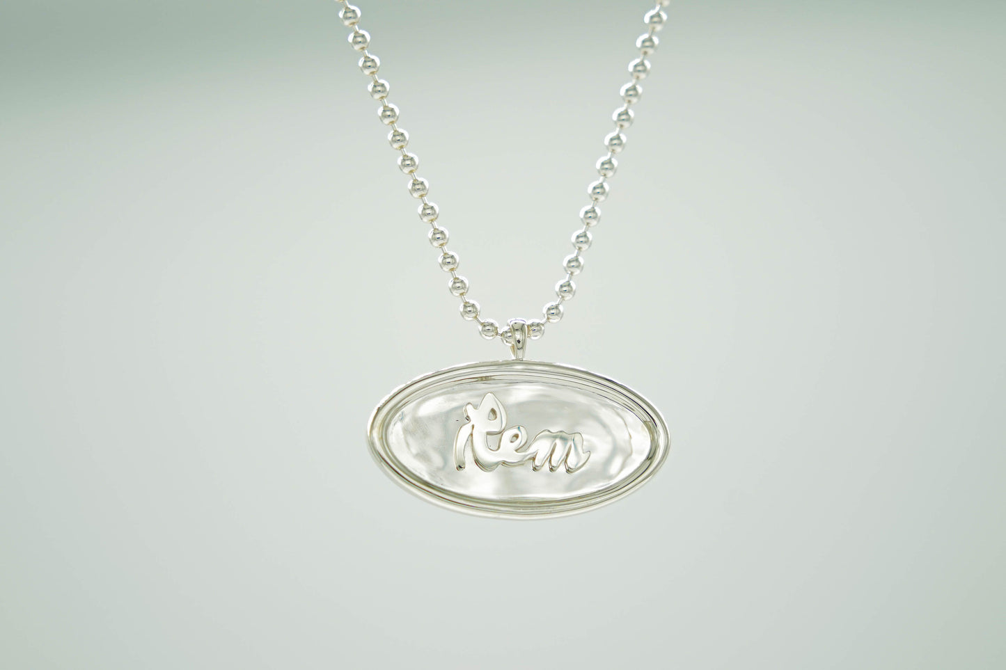 item logo necklace（silver925）