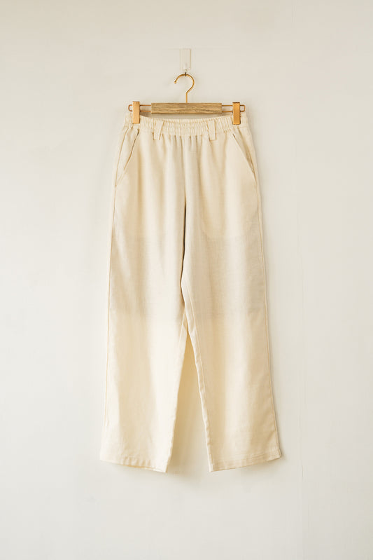 linen pants（ivory）