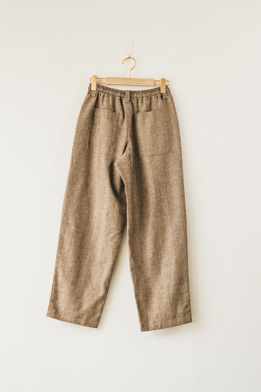 linen pants（brown）