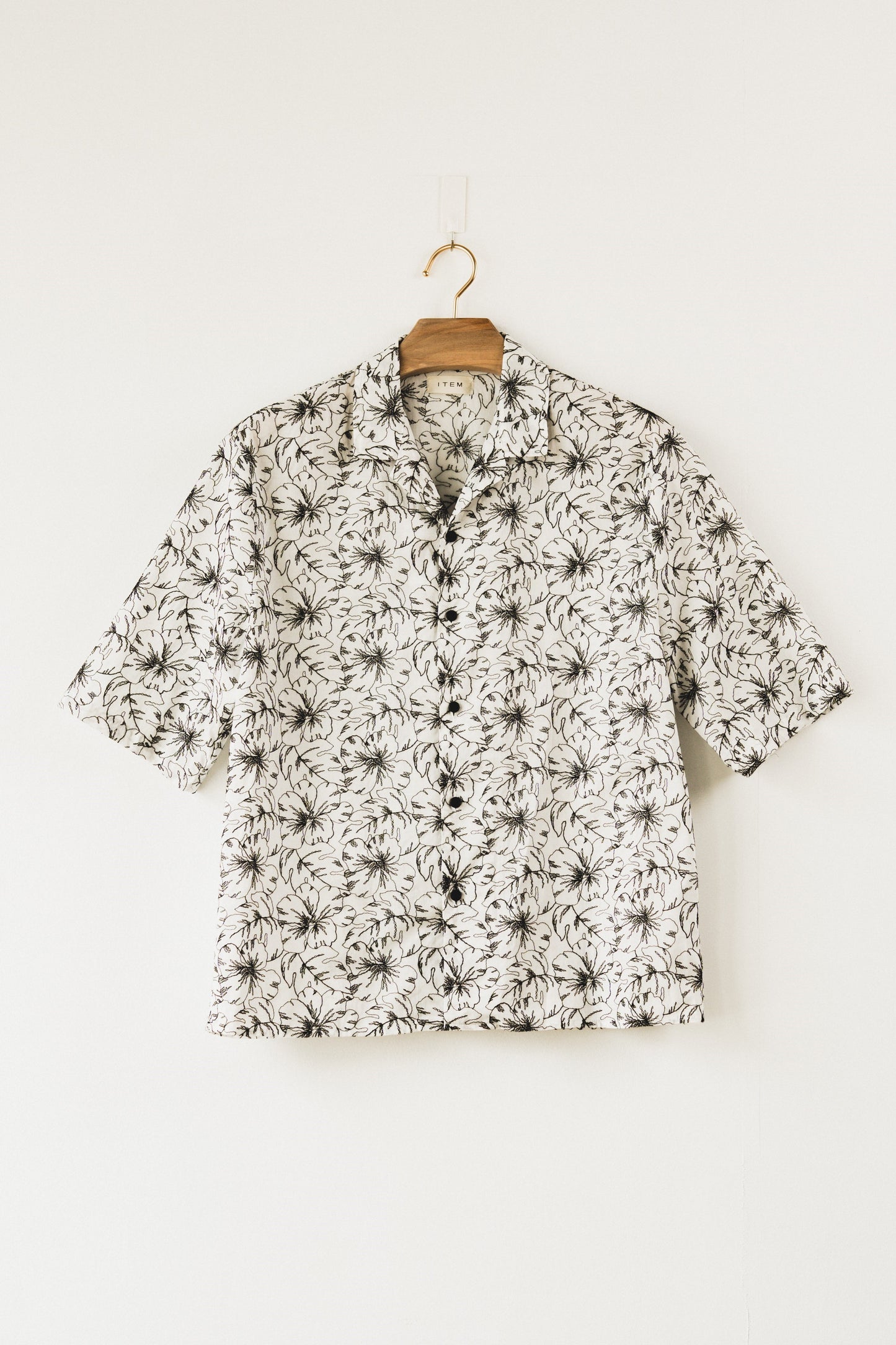 half sleeve flower shirt