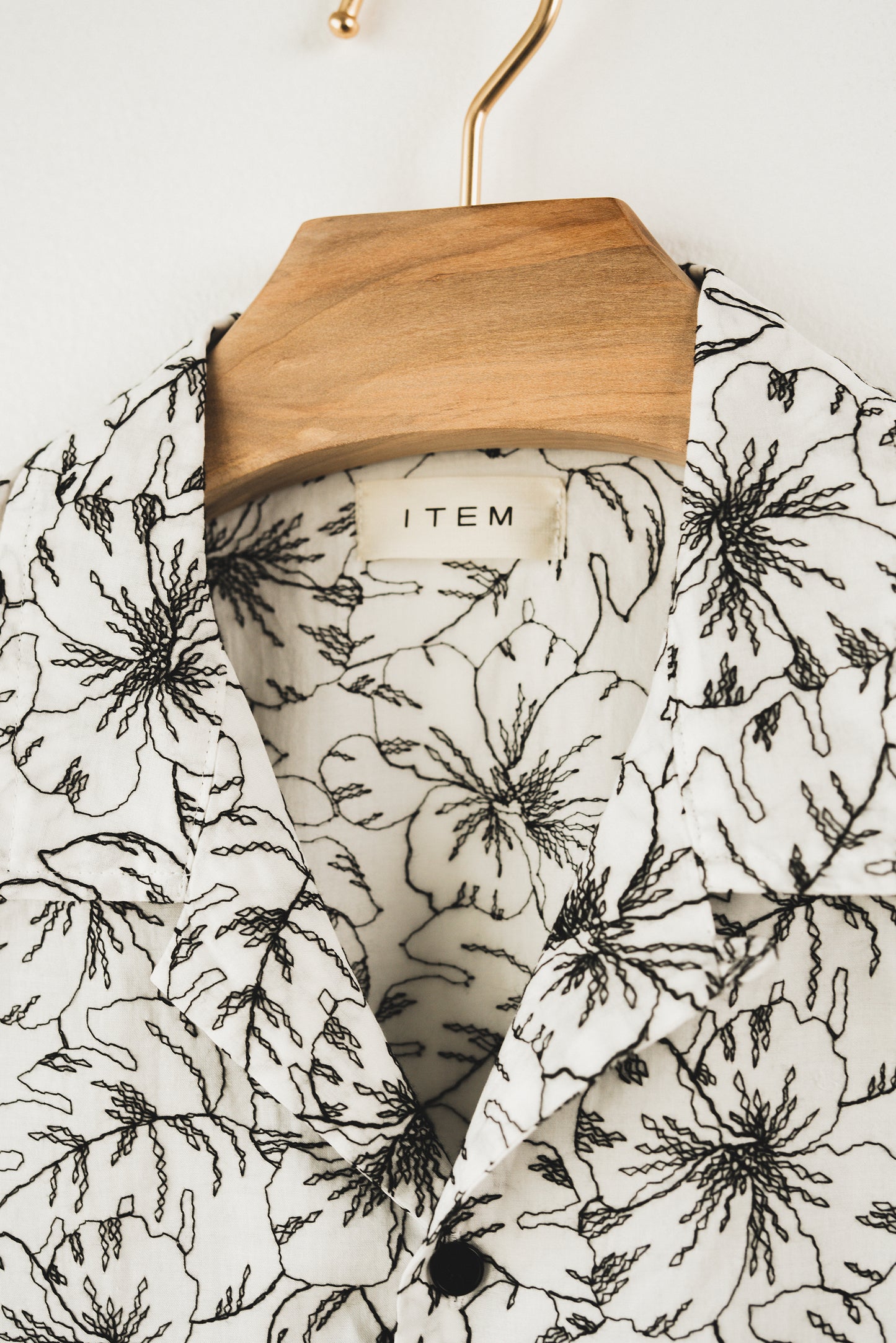 half sleeve flower shirt