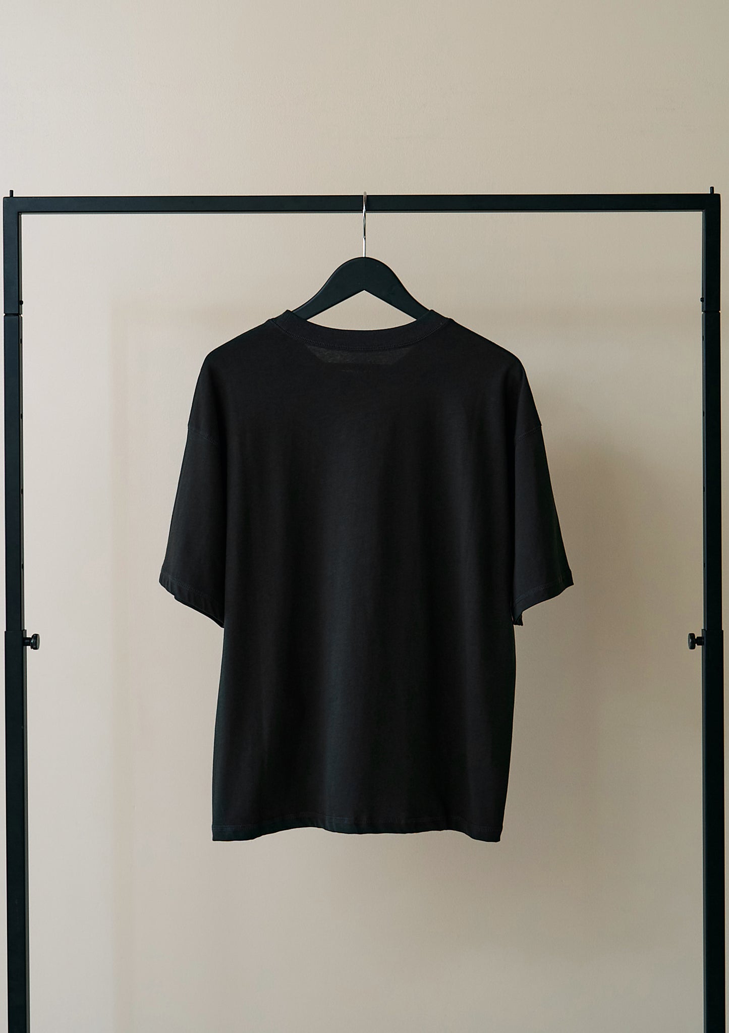 item print tee（black）