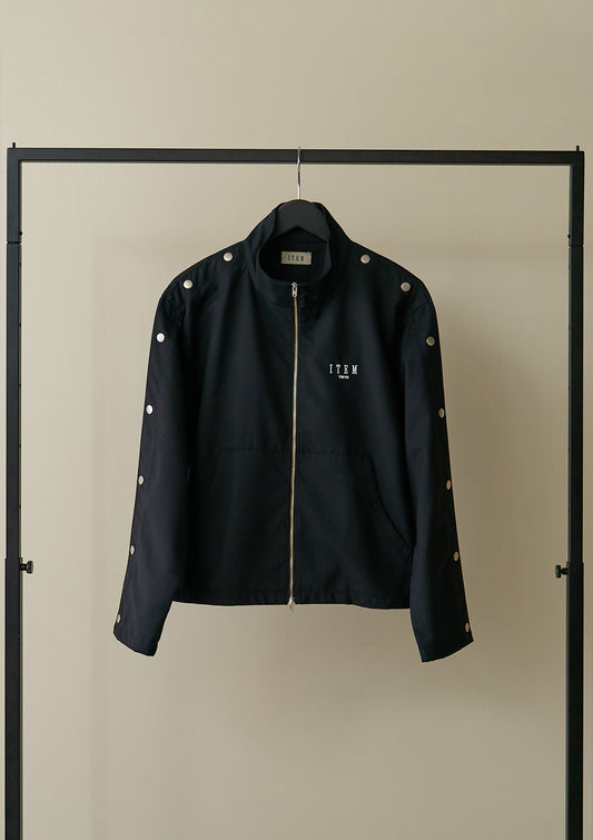 sleeve snap jacket（black）