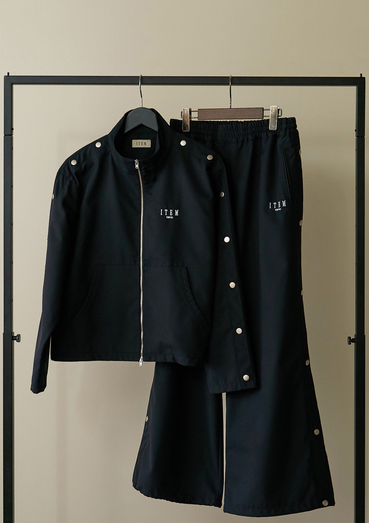 sleeve snap jacket（black）
