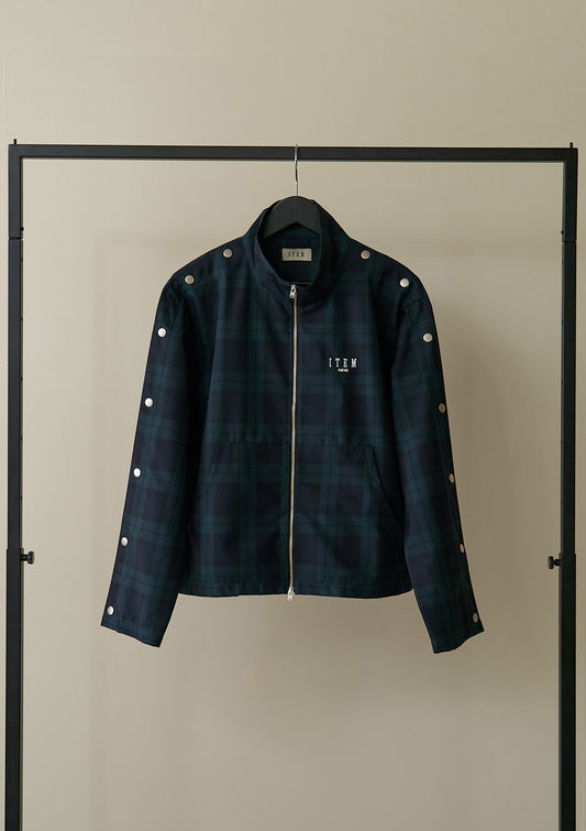 sleeve snap jacket（check）
