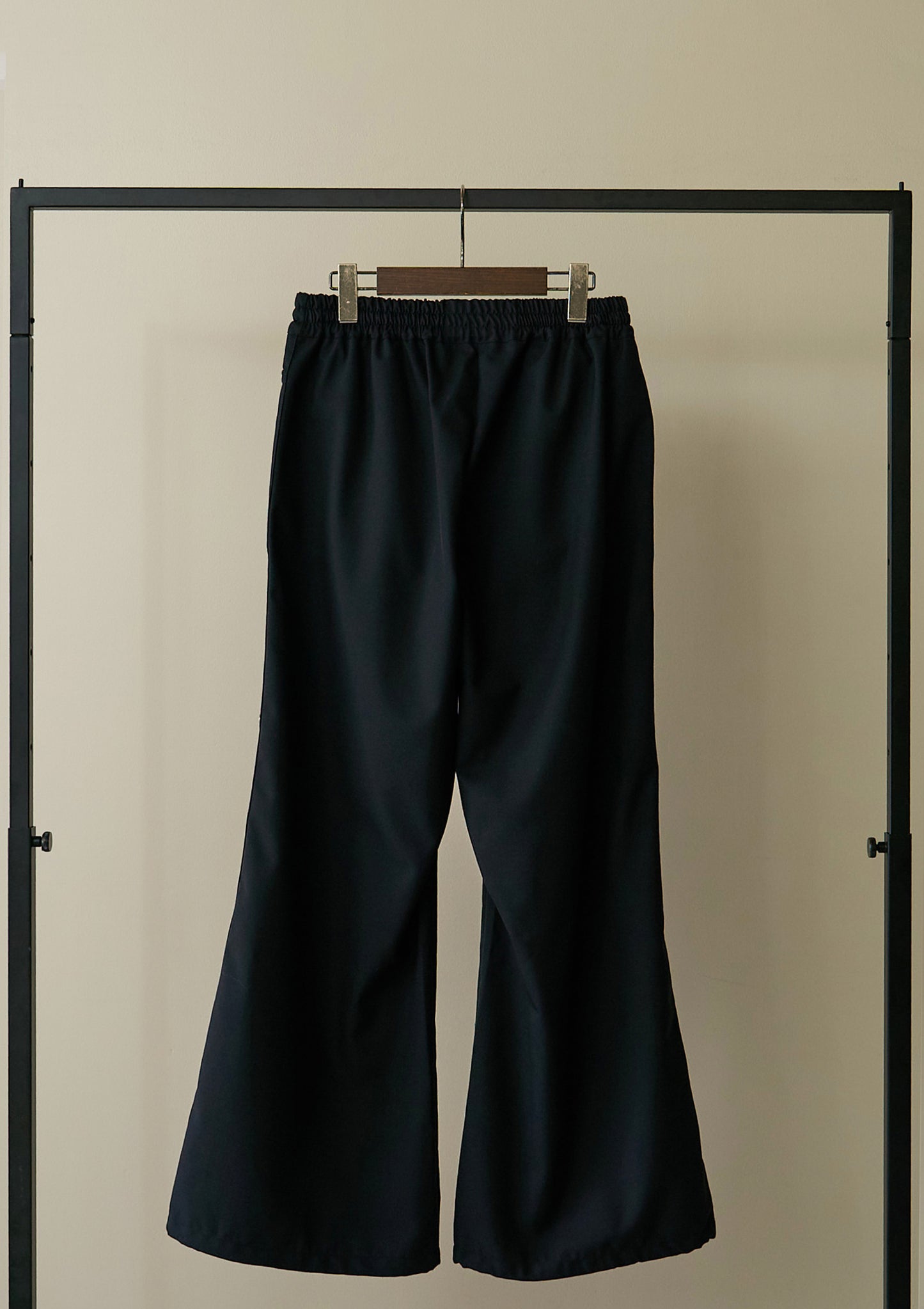 side snap pants（black）