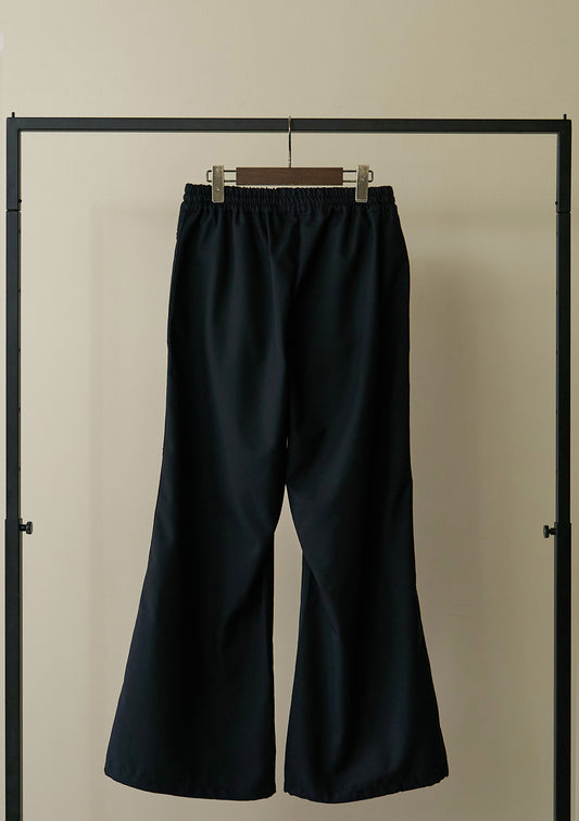 side snap pants（black）
