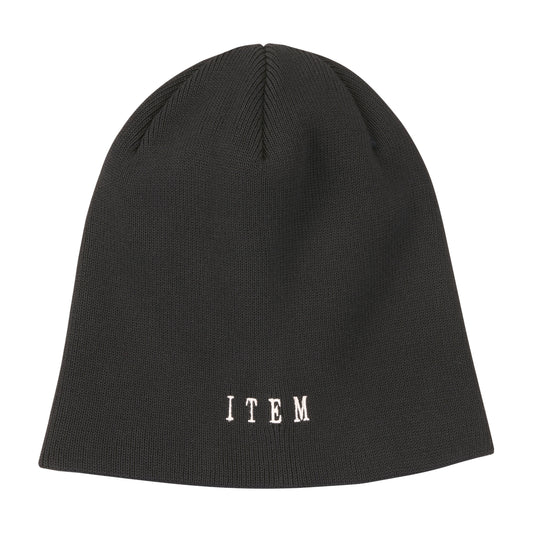item logo beanie(black)