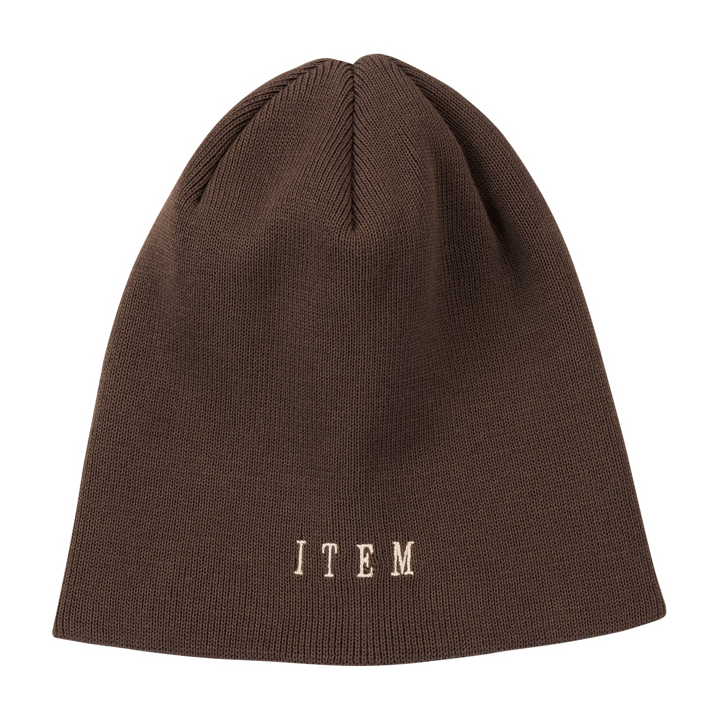 item logo beanie（brown）