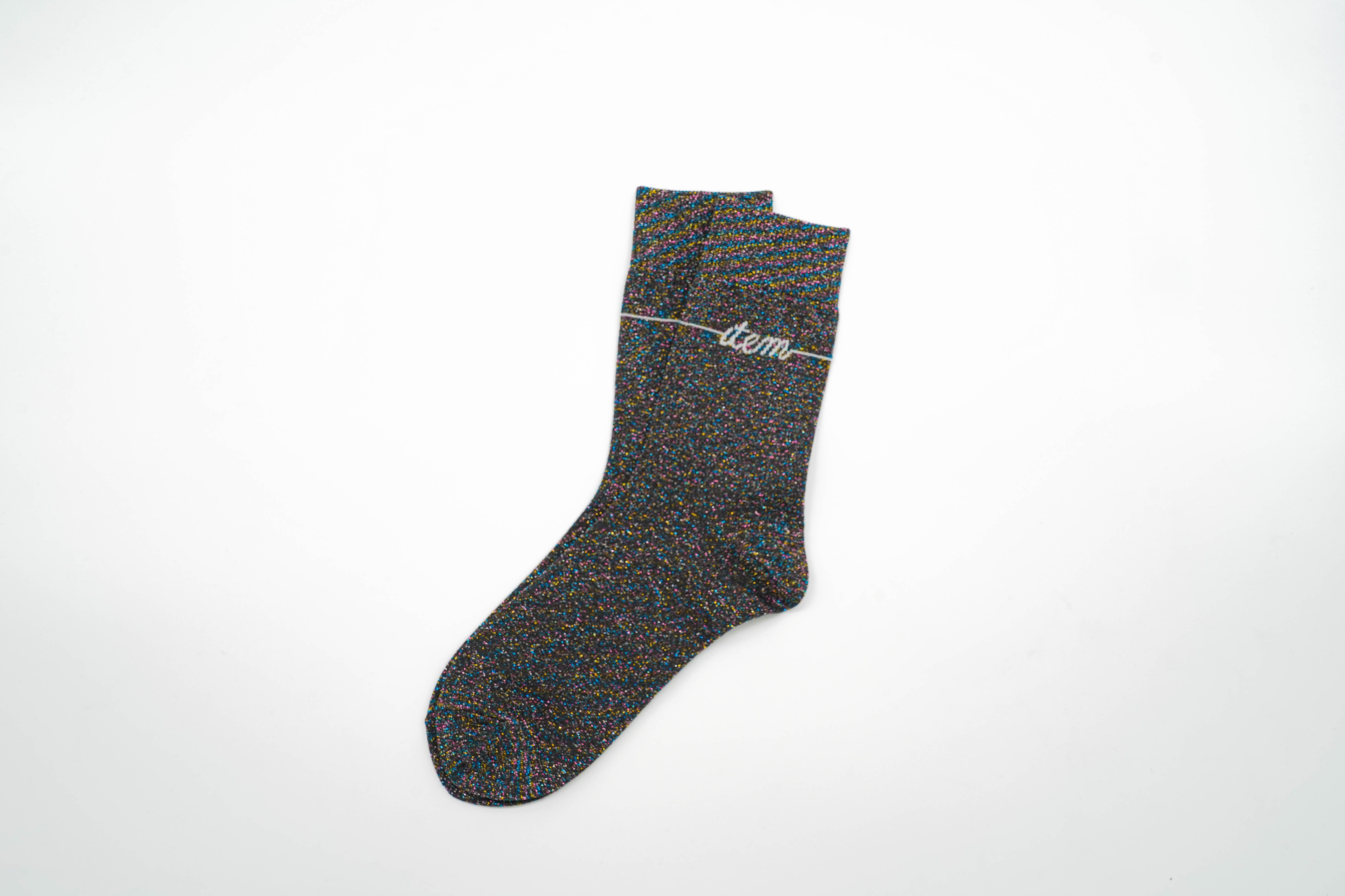 item logo socks（mix glitter) – item OfficialSTORE