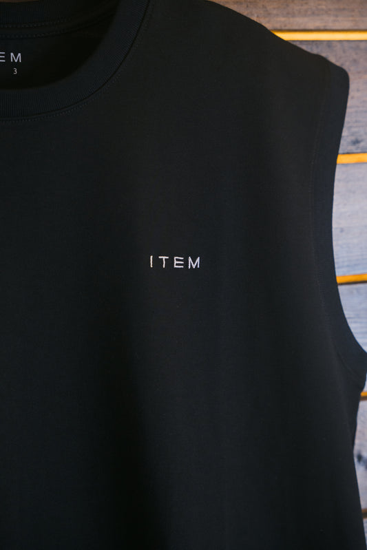 item logo no-sleeve (black)