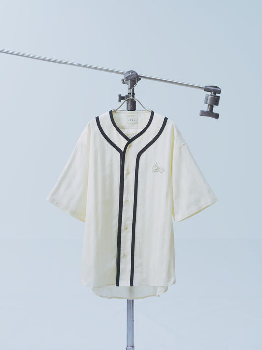 baseball shirt（ivory）