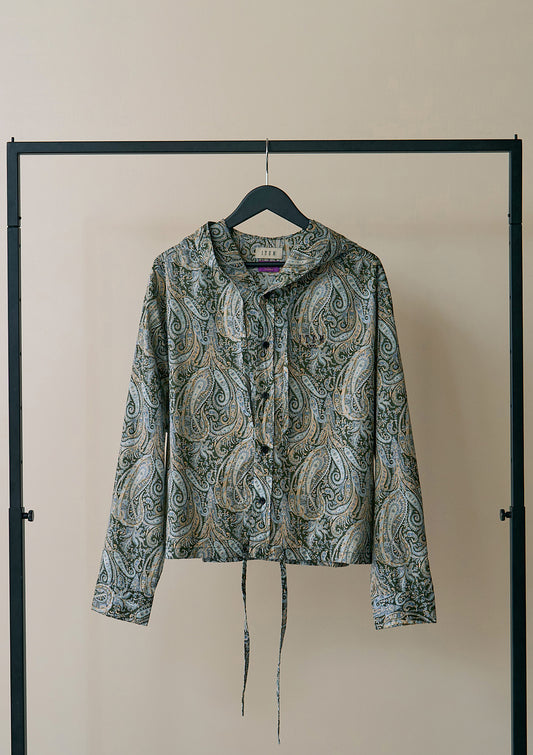 Made With Liberty Fabric hooded overshirt